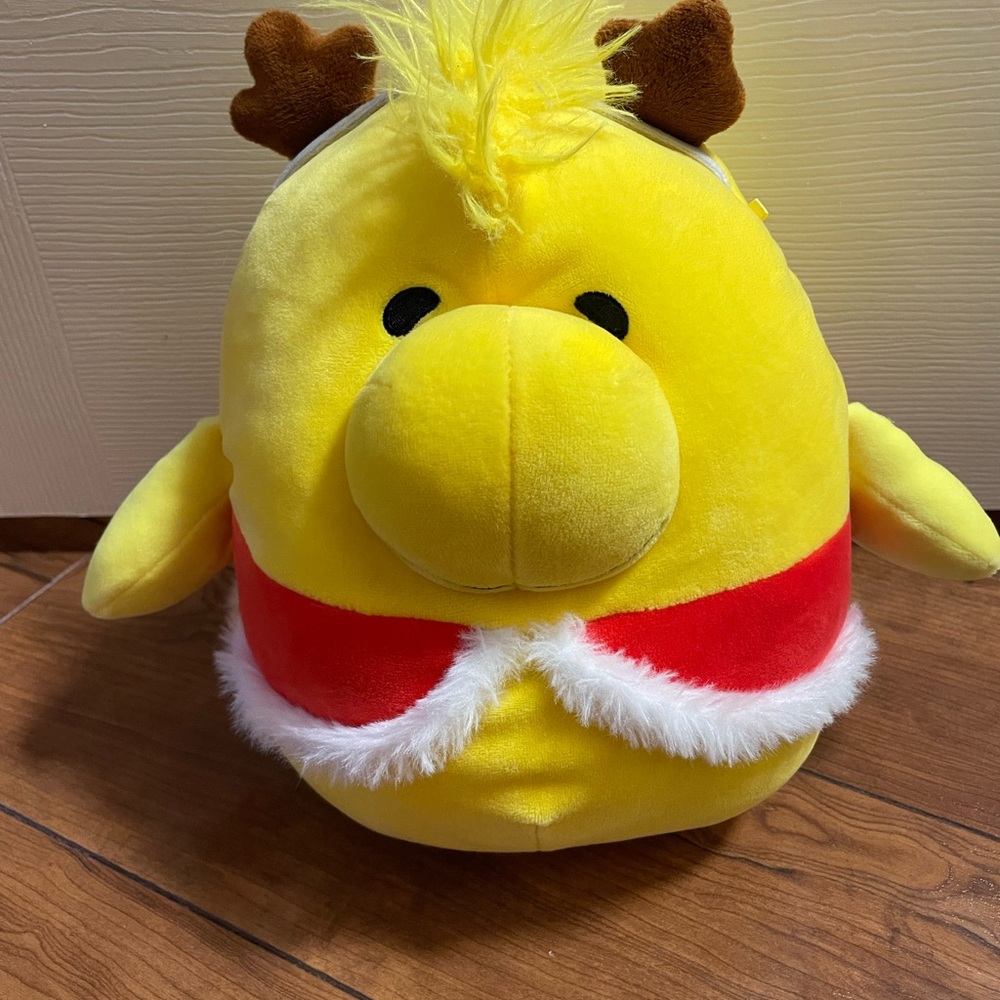 Peanuts Woodstock Christmas Squishmallow Plush Toy